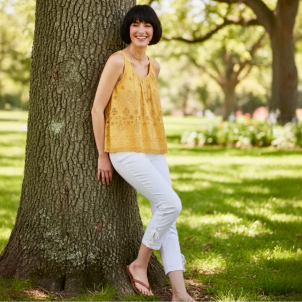 Anthropologie Pilcro Lace Up Denim Jeans Size 28